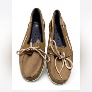 CROCS Women's Tan Boat Shoes